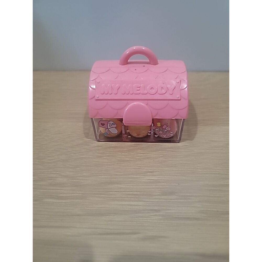 Vintage My Melody Bunny & Friends Sanrio Mini Rubber Stamp Set Japan